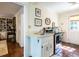 Functional kitchen with stainless steel appliances and charming eat-in area at 1512 St. Mary'S St, Raleigh, NC 27608