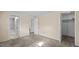 Cozy bedroom with plush carpeting, a closet, and an ensuite bathroom at 163 Lake Latham Rd, Mebane, NC 27302