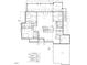 Detailed floor plan for the Lower Level featuring bedrooms, bathrooms, a rec room, and walkout access at 23106 Umstead, Chapel Hill, NC 27517