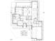 Detailed floor plan for the Main Level featuring a large kitchen, great room, and primary bedroom suite at 23106 Umstead, Chapel Hill, NC 27517