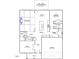 Detailed floor plan showcasing the layout of the first floor, including kitchen, Gathering room, and office at 235 N Maple Walk Dr # 220, Garner, NC 27529