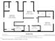 Second level floor plan showing the layout of bedrooms, bathrooms, and walk-in closets at 2635 High Plains Dr, Fuquay Varina, NC 27526