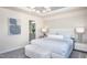 Bright and spacious bedroom with ensuite bathroom, soft colors, and modern accents at 273 Broomside Ave, Raleigh, NC 27603