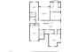 Second floor plan includes primary bedroom, sitting room, and multiple bedrooms at 3057 Eden Harbor Ct, Raleigh, NC 27613