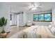 Bedroom featuring a ceiling fan and natural light at 311 Westbrook Dr, Carrboro, NC 27510
