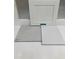 Shows kitchen cabinet and counter top choices with white cabinets and light gray counter tops at 358 N Maple Walk Dr # 244, Garner, NC 27529