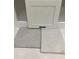 Shows kitchen cabinet and counter top choices with white cabinets and light gray counter tops at 358 N Maple Walk Dr # 244, Garner, NC 27529