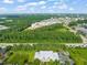 Community aerial view highlighting surrounding green spaces, nearby roads, and convenient location at 501 Finsbury St # 204, Durham, NC 27703