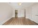 Main bedroom featuring a walk-in closet and ensuite bathroom at 501 Finsbury St # 204, Durham, NC 27703