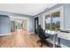 Bright office space with natural light, wood floors, and an open floor plan at 6005 Lake Wheeler Rd, Raleigh, NC 27603