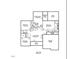 First floor plan of a 1643 sq ft home at 745 Oaks Lane Rd, Timberlake, NC 27583