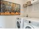 Bright laundry room features modern appliances and stylish decor at 88 Freedom Heights Ln # 148, Smithfield, NC 27577