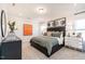 Comfortable main bedroom featuring calm colors, stylish decor and a plush bed at 88 Freedom Heights Ln # 148, Smithfield, NC 27577
