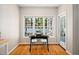 Cozy breakfast nook bathed in natural light with views of the backyard, offering a serene spot for casual dining at 904 E Ivy Valley Dr, Fuquay Varina, NC 27526