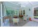 Comfortable screened porch offering a relaxing outdoor living space at 10625 Soma Ct, Raleigh, NC 27613