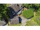 Overhead view of the deck and patio with dining and lounge furniture at 107 Quarter Path, Cary, NC 27518
