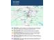 Neighborhood map highlighting nearby amenities including gyms, parks, grocery stores, and golf courses at 107 Quarter Path, Cary, NC 27518