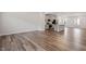 Spacious living area featuring an open-concept layout and modern finishes at 1114 Crossvine Trl, Durham, NC 27703