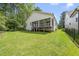 Well-maintained home featuring a spacious backyard and a screened-in porch perfect for enjoying outdoor living at 112 Lager Ln, Garner, NC 27529
