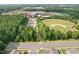 Aerial view of the community's proximity to schools and recreational facilities at 125 Alumroot Rd, Holly Springs, NC 27540
