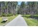 A serene walking path meanders through a green space, perfect for a leisurely stroll at 1276 Dalgarven Dr, Apex, NC 27502