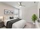 Relaxing bedroom with a king bed, stylish nightstands, and soothing decor at 16 Powder Ct, Angier, NC 27501