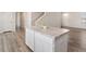 Kitchen island overlooks the living room at 16 Powder Ct, Angier, NC 27501