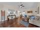 Spacious living room showcases hardwood floors, neutral tones, and an open floor plan at 16 Woodglen Dr, Clayton, NC 27527