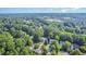 An elevated view capturing the neighborhood's landscape, offering a sense of community and lush surroundings at 302 Caraway Ln, Cary, NC 27519