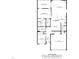 Detailed floor plan of the home's first level with room dimensions at 3207 Imperial Oaks Dr, Raleigh, NC 27614