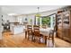 Dining area features a breakfast bar and view into the kitchen at 3619 Nc-57, Hillsborough, NC 27278