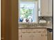 A kitchen sink with a view of greenery outside the window at 3619 Nc-57, Hillsborough, NC 27278
