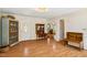 Inviting living room with wood floors, bright natural light, and charming built-in features at 3619 Nc-57, Hillsborough, NC 27278