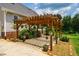 Charming backyard with a pergola and patio, perfect for outdoor entertaining at 3619 Nc-57, Hillsborough, NC 27278