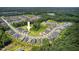 Aerial view of craftsman homes with mature trees and green spaces at 365 Middleton Pl, Chapel Hill, NC 27516