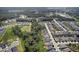 Wide angle view of the Primary-planned community, with a pond and club at 365 Middleton Pl, Chapel Hill, NC 27516