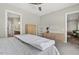 Spacious bedroom features lots of light from big windows, great storage, and an ensuite bathroom at 365 Middleton Pl, Chapel Hill, NC 27516