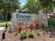 Landscaped entrance to the Encore Lifestyle Club with stone monument sign at 365 Middleton Pl, Chapel Hill, NC 27516