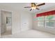 Bedroom featuring carpet floors and a large closet at 3812 Covina Dr, Raleigh, NC 27613