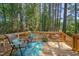Enjoy the outdoors on the wooden back deck, perfect for relaxing or entertaining guests at 403 Carpenter Fletcher Rd, Durham, NC 27713
