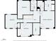 Upstairs floor plan featuring bedroom layouts and bathrooms, providing a clear view of the upper level at 404 Blooming Meadows Rd, Holly Springs, NC 27540