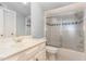Bathroom featuring a vanity with a large mirror at 4060 Barton Park Pl, Raleigh, NC 27613