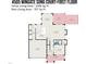 First floor floorplan of the home layout at 4505 Wingate Song Ct, Knightdale, NC 27545