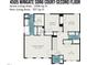 Second floor floorplan of the home layout at 4505 Wingate Song Ct, Knightdale, NC 27545