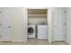 Laundry room featuring a side by side washer and dryer at 4802 Parkville Dr, Raleigh, NC 27604
