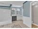 A calming bathroom offers lots of counter space, double vanity, and walk-in shower at 64 Doughty Ln # E, Middlesex, NC 27557