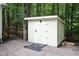 Backyard features an outbuilding shed for storing your tools and toys at 7216 Rabbit Run, Wake Forest, NC 27587