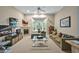 Bedroom with carpeting, fireplace, bay window, and TV at 81106 Alexander, Chapel Hill, NC 27517