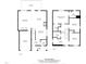 Detailed floor plan showcasing the layout of the home's first and second floors at 84 Elliot Dr Dr, Clayton, NC 27520