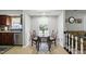 Cozy breakfast nook featuring a quaint table with seating by the window at 1 Saturn Court Ct, Durham, NC 27703